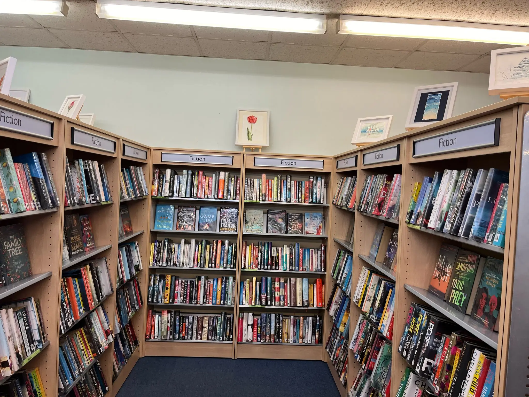 market drayton library artwork