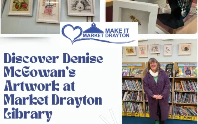 Discover Denise McGowan’s Artwork at Market Drayton Library
