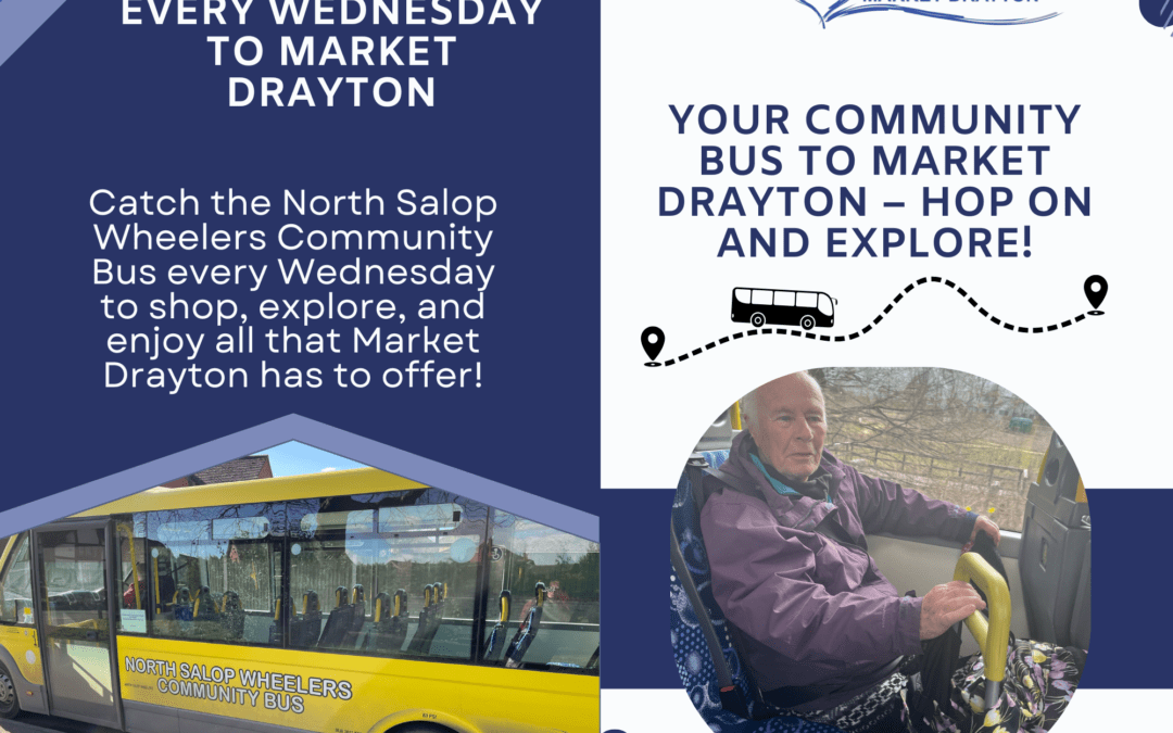 north salop wheelers community bus market drayton