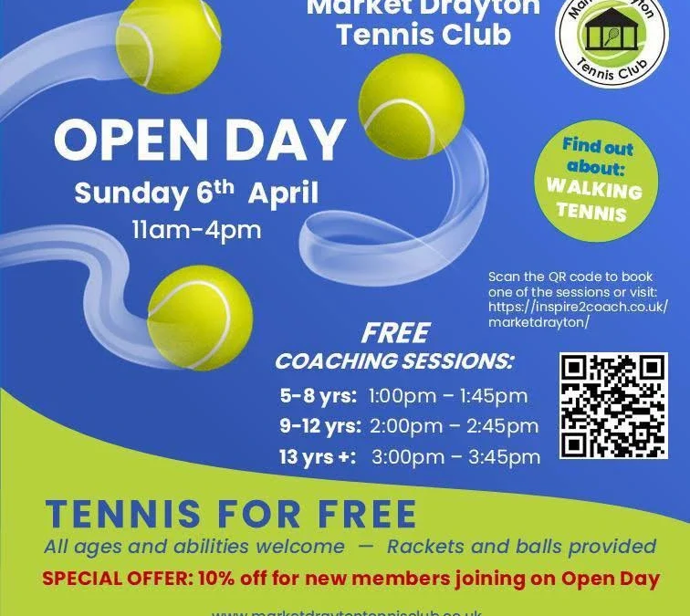 Market Drayton Tennis Club Open Day