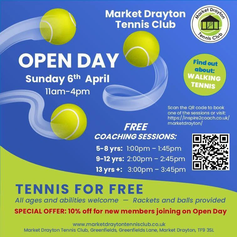 Market Drayton Tennis Club Open Day