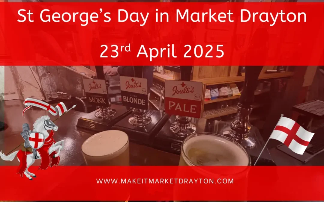 st george's day in market drayton