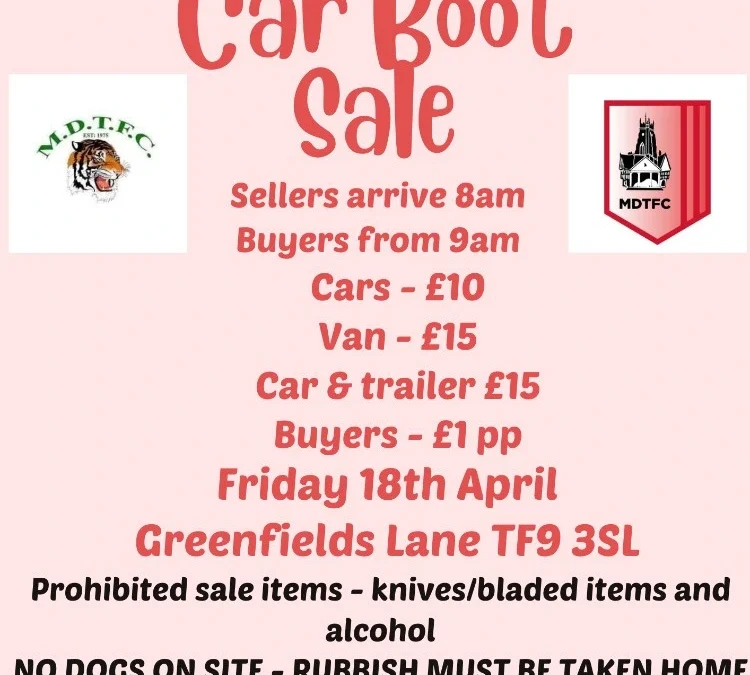 Boot Up for a Good Cause at Greenfields Car Boot Sale