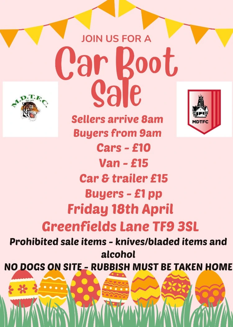 Join Us For A Car Boot Sale