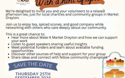 Afternoon Tea Invitation for Charities & Community Groups — Thursday 25th September 2025