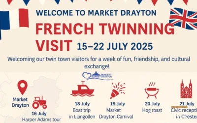 A Week of Friendship: French Visitors Explore Market Drayton and Beyond!