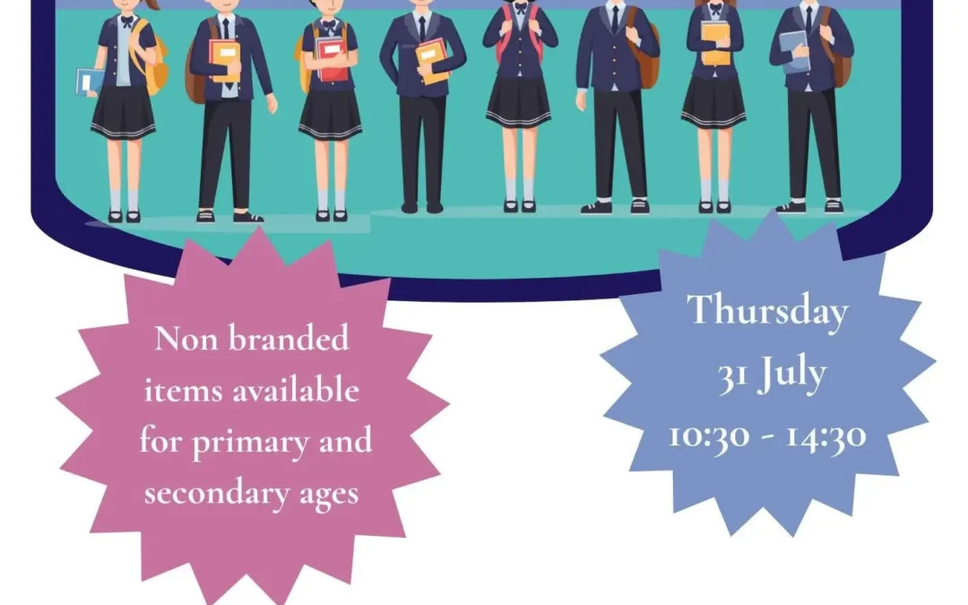 Free School Uniform Pop-Up at The Zone, Market Drayton