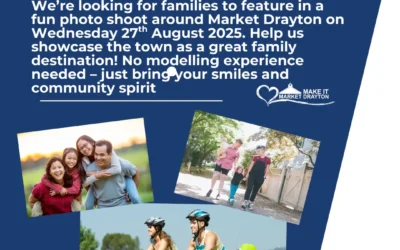 Be the Face of Market Drayton – Cycling Photo Shoot Opportunity