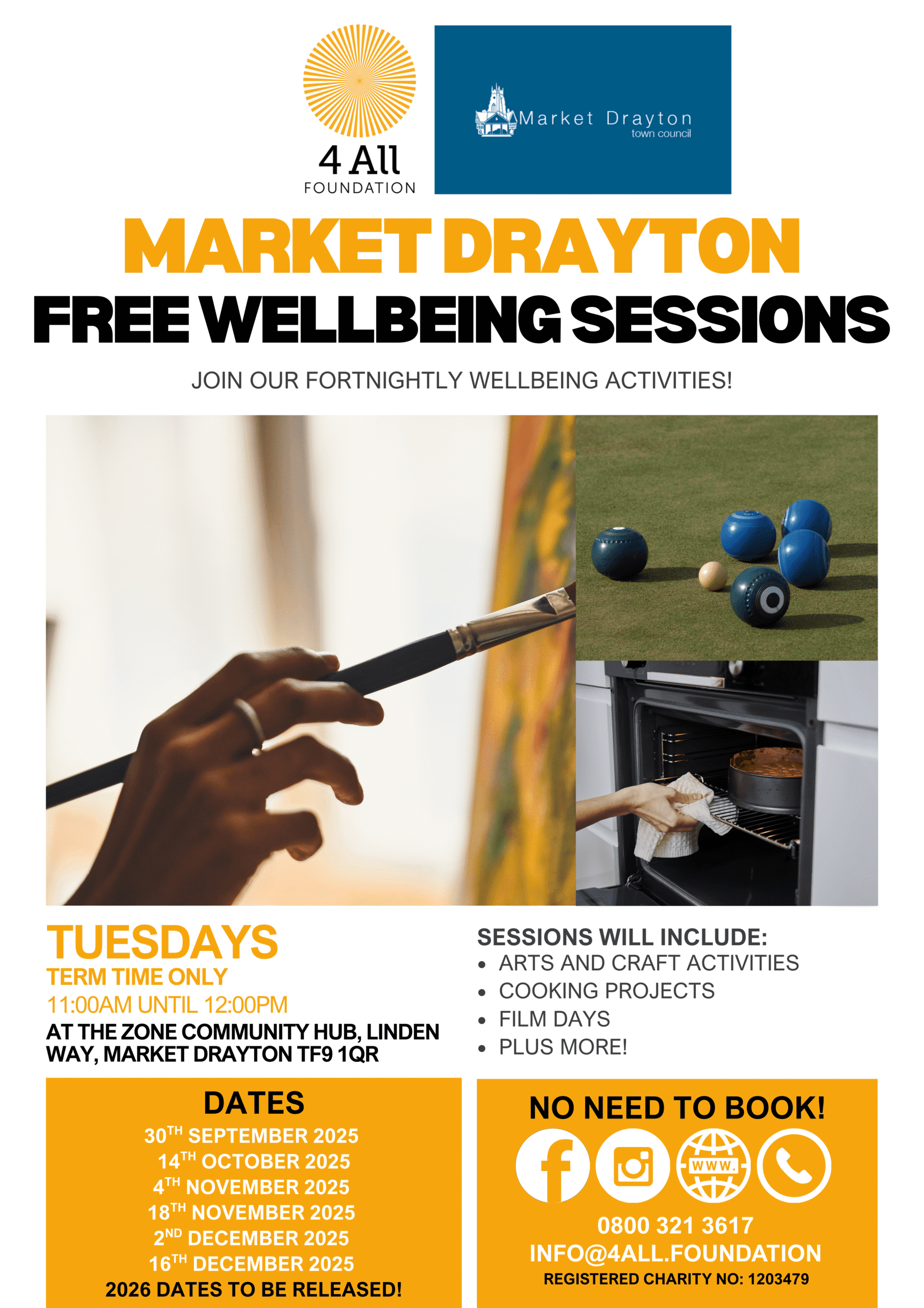 Free Wellbeing Sessions at The Zone