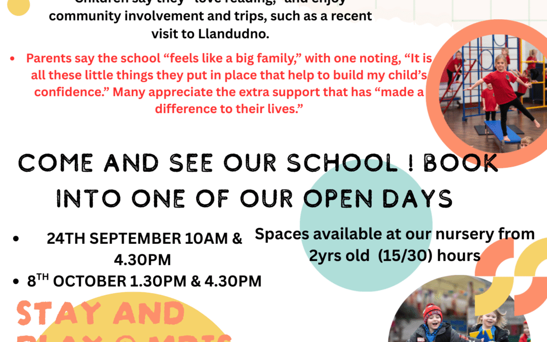 Market Drayton Infants Open Days