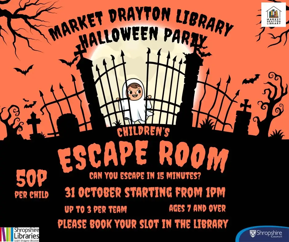 Escape Room at Market Drayton Library