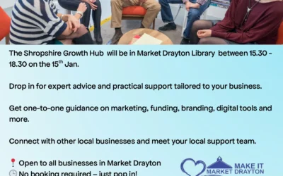 Supporting Market Drayton Businesses: Our Partnership with Shropshire Growth Hub