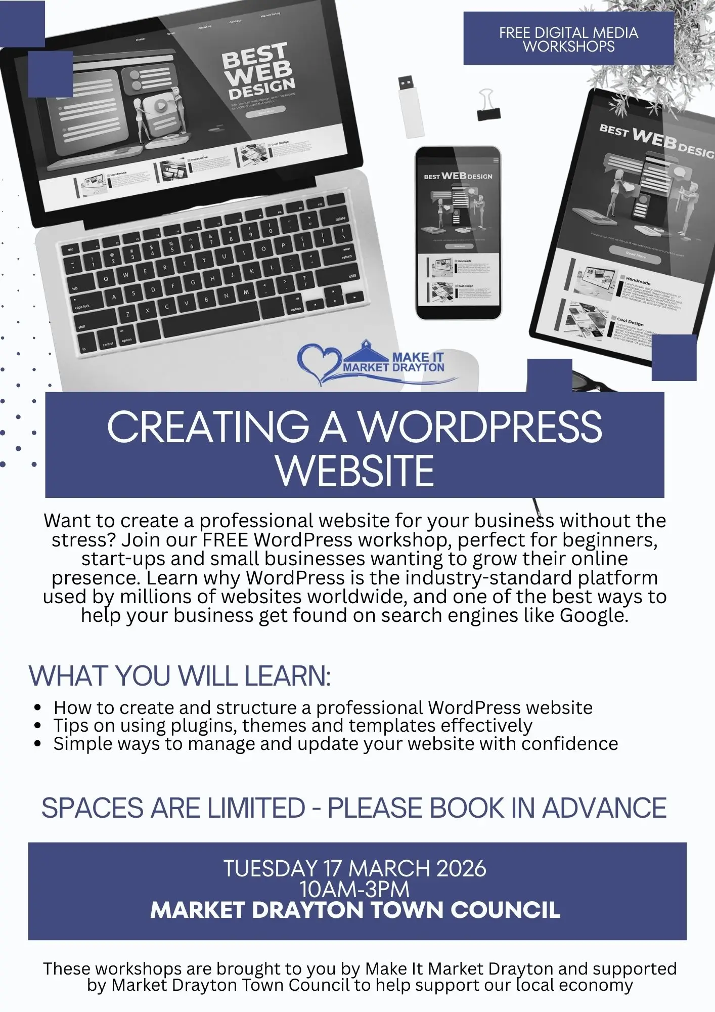 Creating a WordPress Website Training Workshops