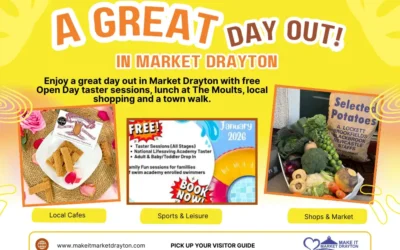 A Great Day Out in Market Drayton: Free Open Day, Lunch, Shopping and a Walk