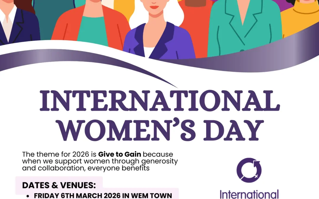 Make it Market Drayton Excited to Help Bring International Women’s Day 2026 to Market Drayton