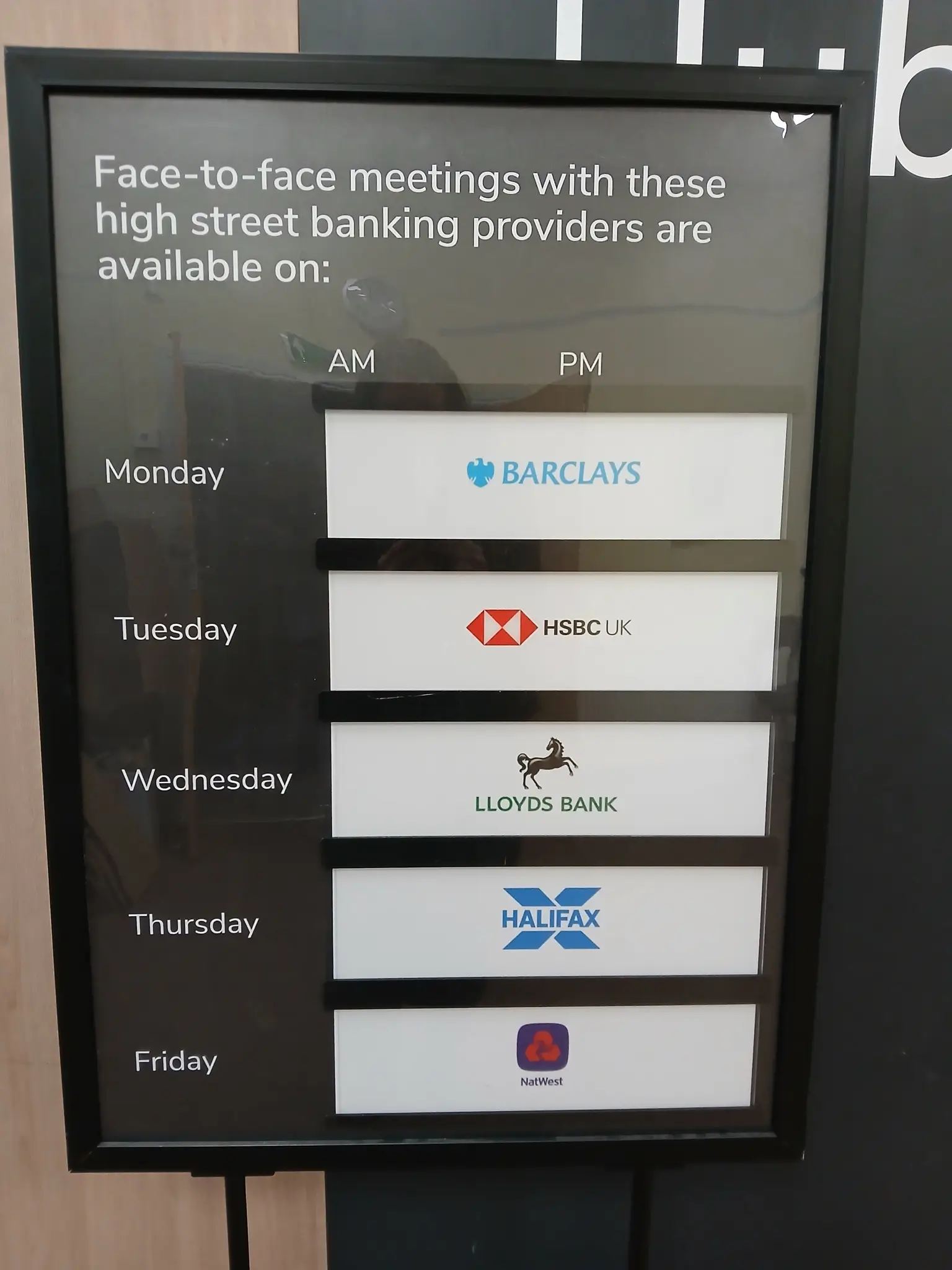 banking hub market drayton