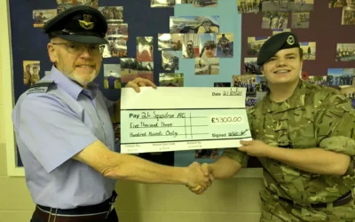 Market Drayton Cadet Raises £5,300 for Local Air Cadets