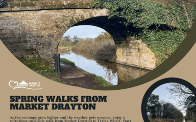 Enjoy a Spring Walk from Market Drayton to Tyrley Wharf