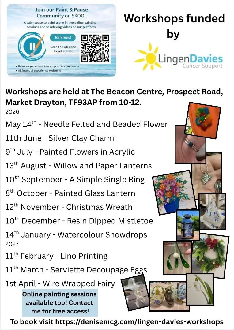 Painted Glass Lanterns Workshop