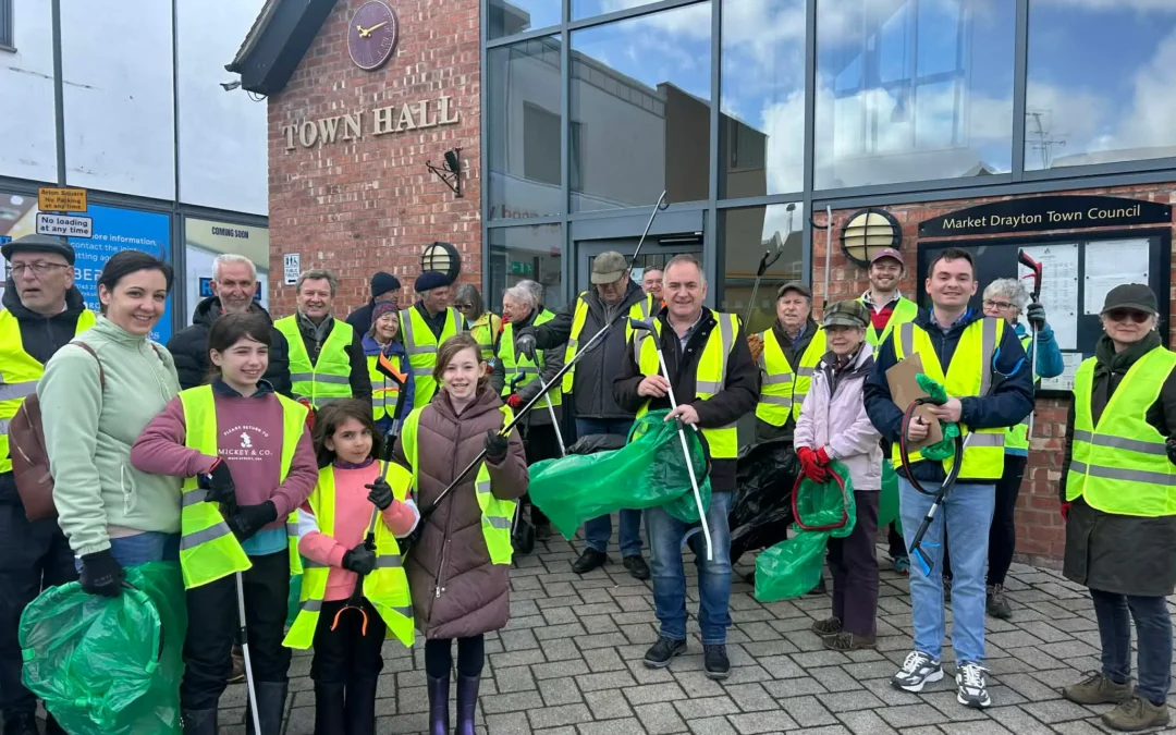 Market Drayton Residents Come Together to Take Pride in Their Town