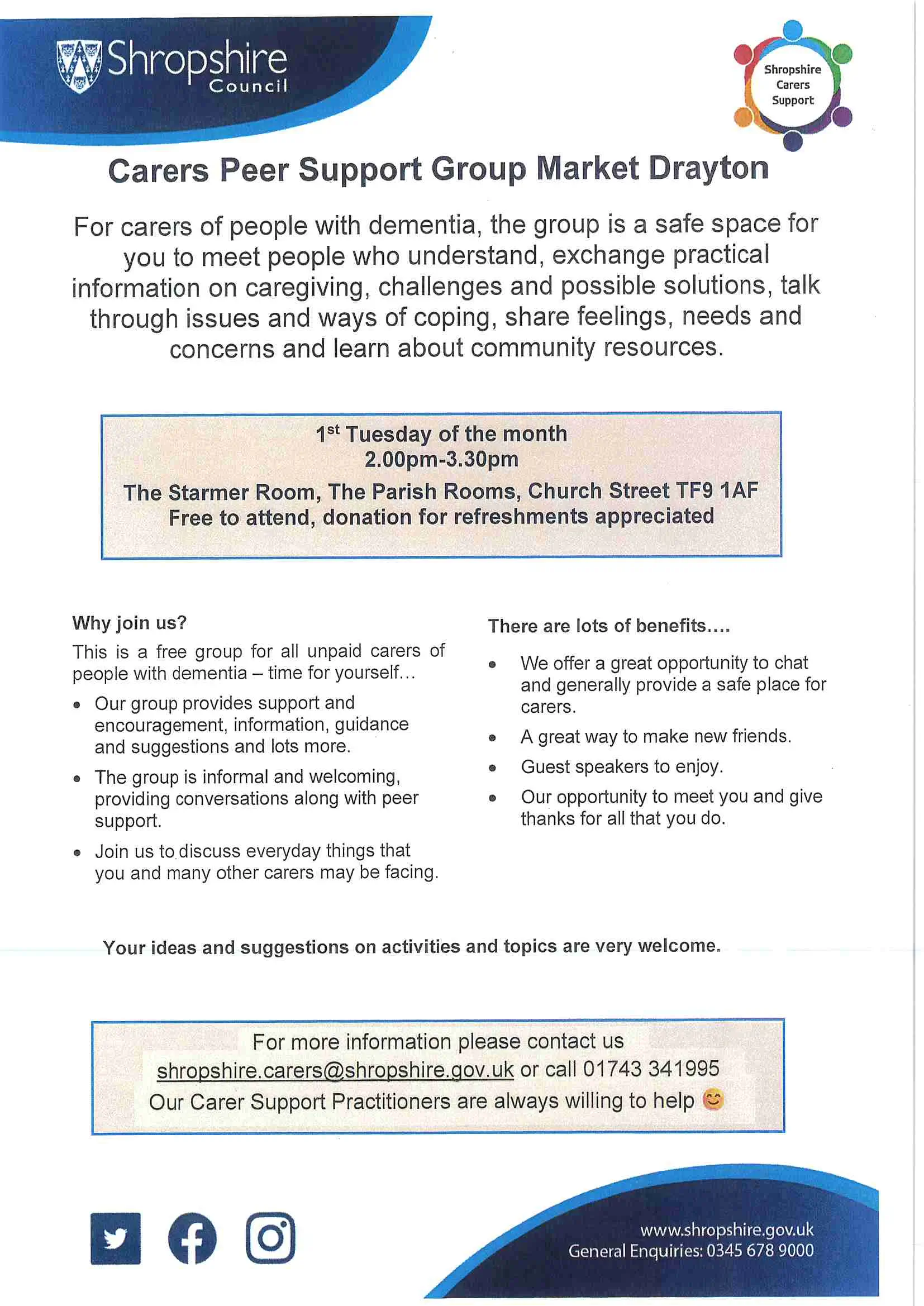 Carers Peer Support Group
