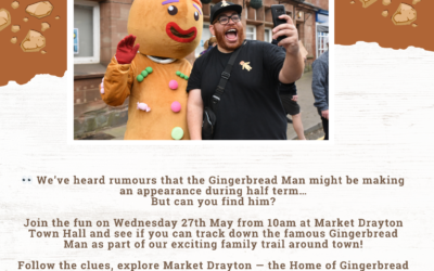 Gingerbread Man Trail Coming to Market Drayton This Half Term