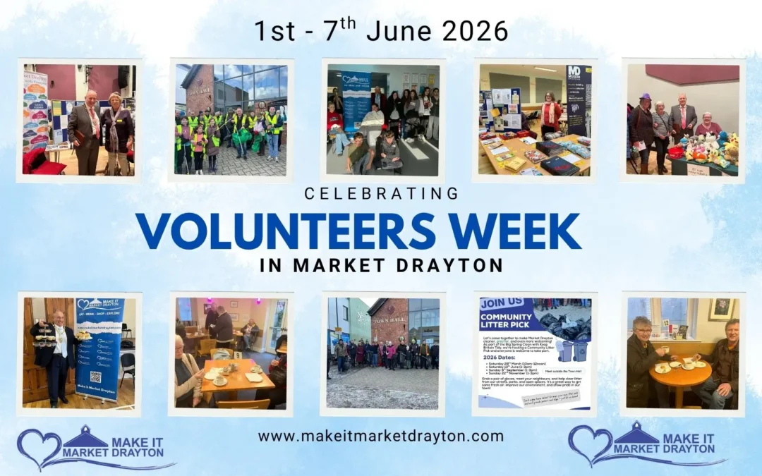 Market Drayton Celebrates Volunteers Week 2026