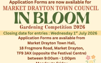 Market Drayton in Bloom Returns for 2026