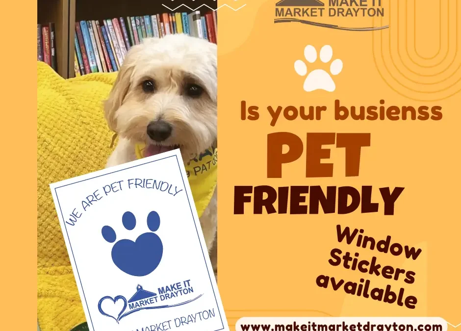 Are You Dog Friendly? Free Window Stickers Available for Market Drayton Businesses