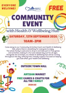 Community Event & wellbeing hub