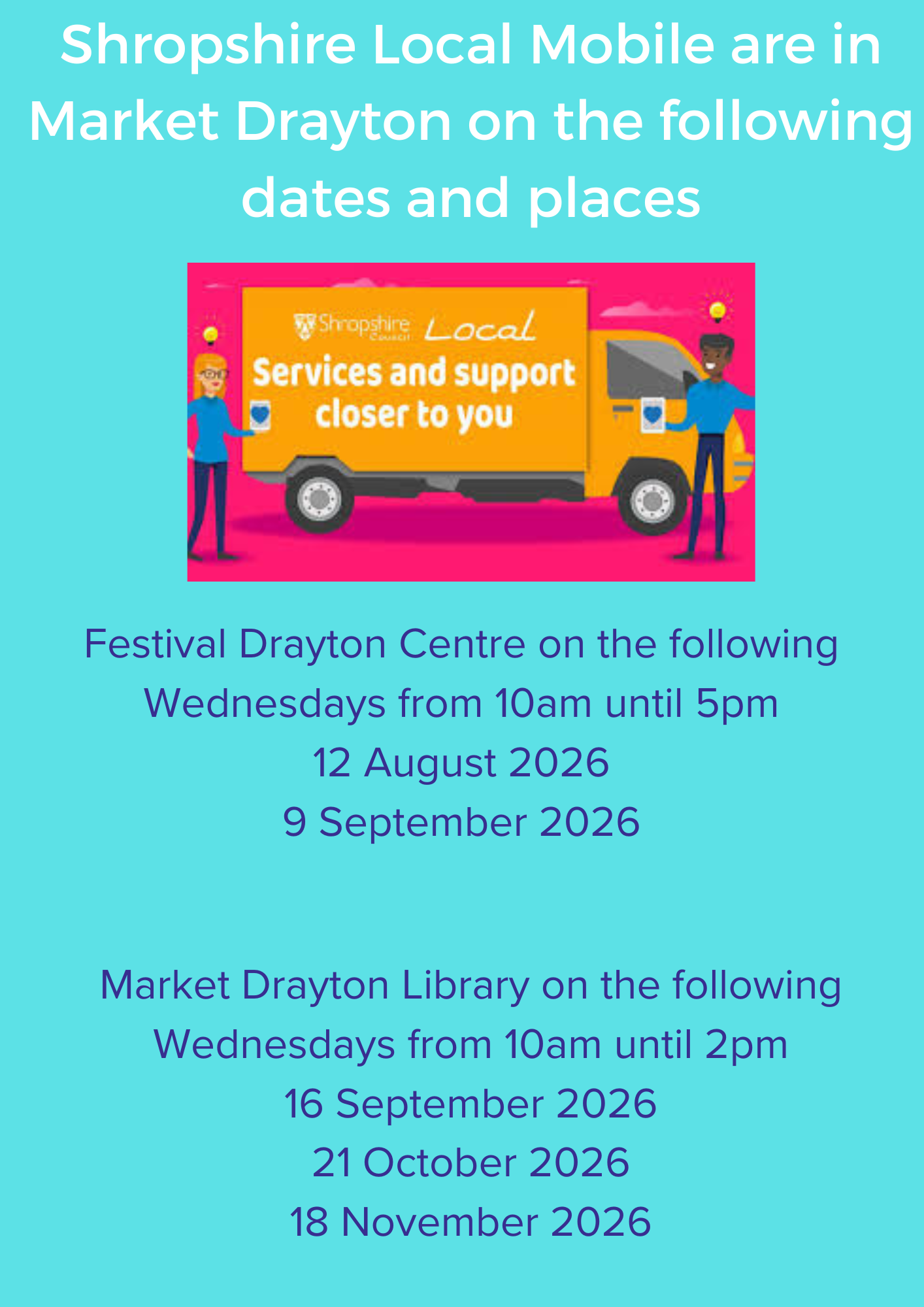 Shropshire Local Mobile in the Library