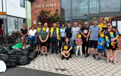 Community Comes Together to Give Market Drayton a Sunday Sweep-Up