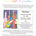 Paint & Pour at Peony & Tonic (Bottles)