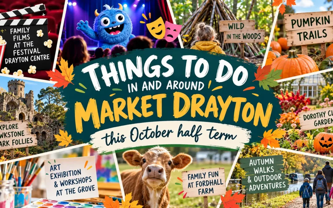 Things to do in and around Market Drayton this October half term