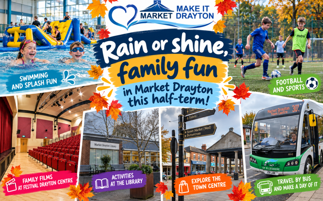 things to do in market drayton this half term