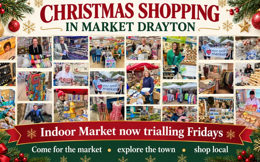 Make Friday your Christmas shopping day in Market Drayton